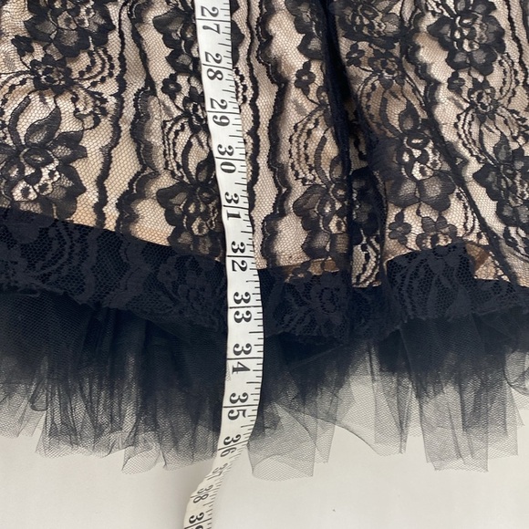 Jessica McClintock Vintage Whimsigoth Mini Dress Whitchy Size 10 - Picture 8 of 11